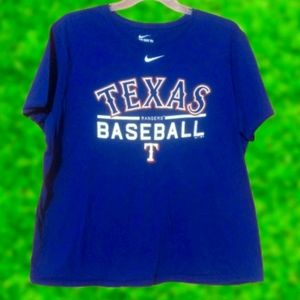 Texas Rangers Baseball team Blue 2XL Tshirt